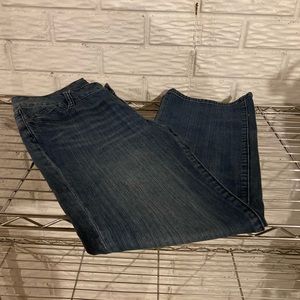 Size 8 Dark Wash Blue Jeans by Sasson